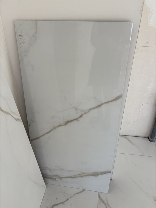 DIAMOND GOLD Płytka gresowa 60x120 biała mat oraz poler 9mm