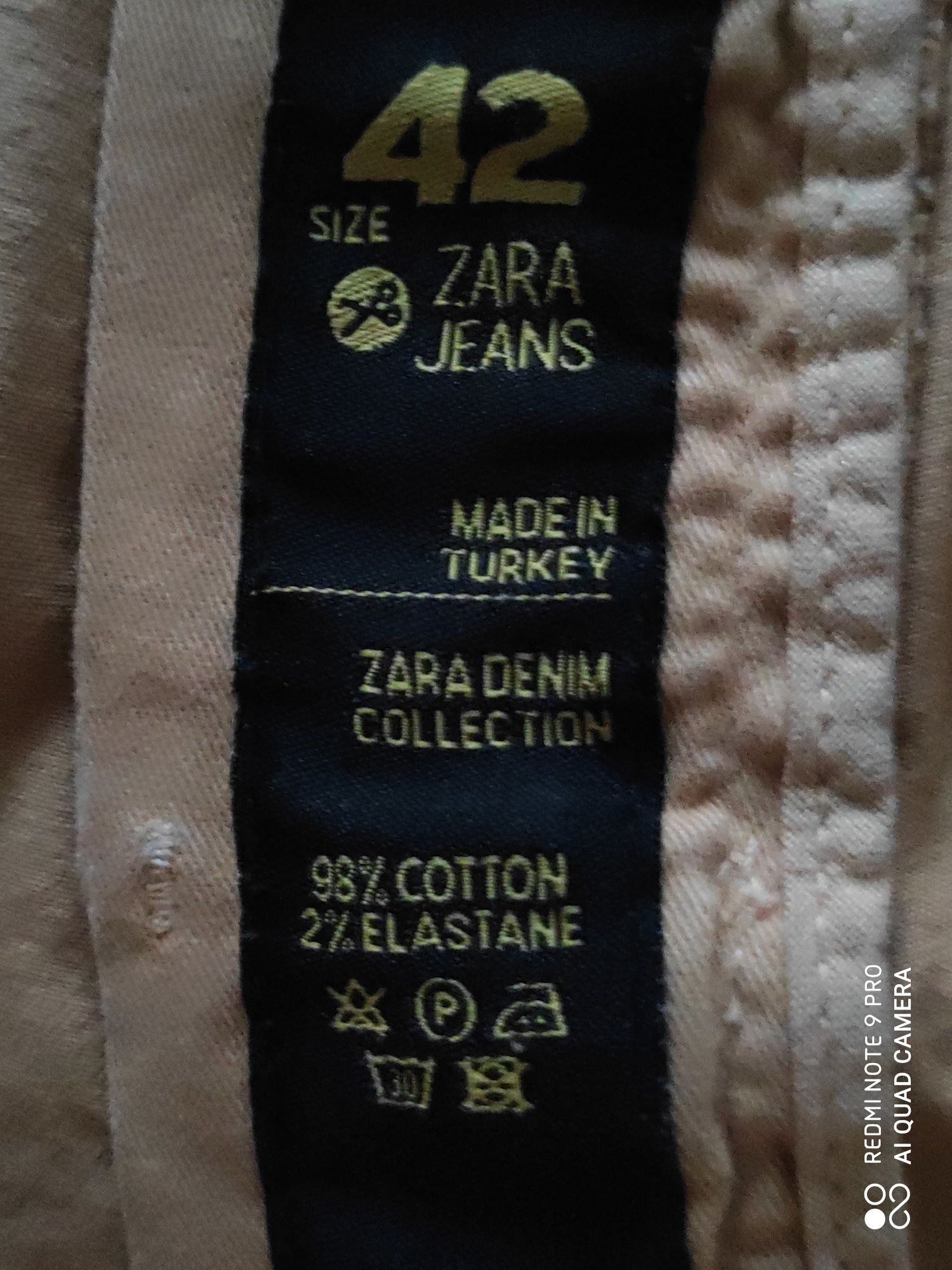 Zara Jeans, spodnie bawełniane męskie roz. 42