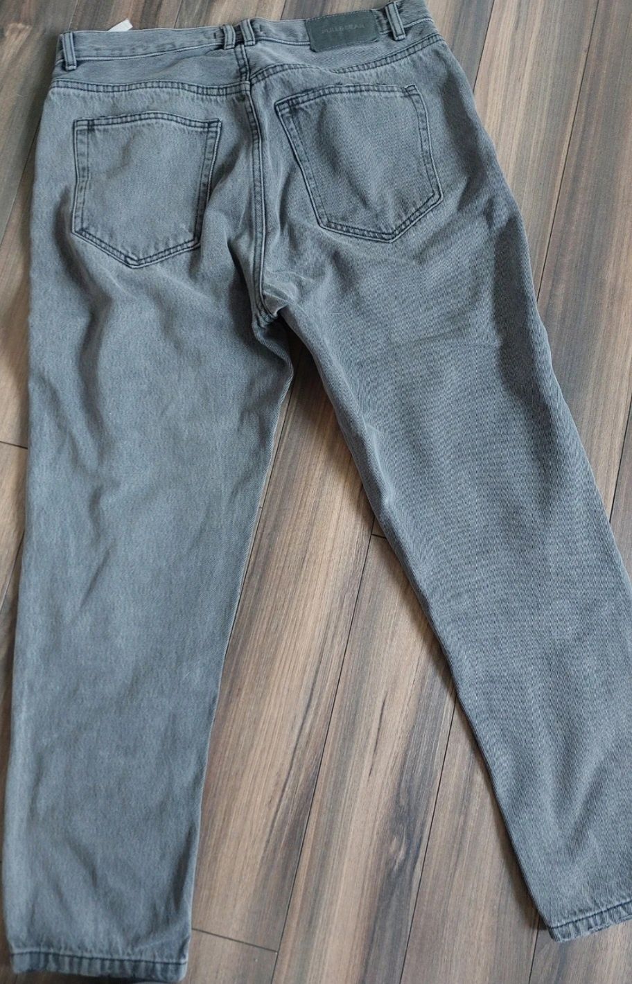 Spodnie jeansowe wysoki stan rozm XL Pull&Bear