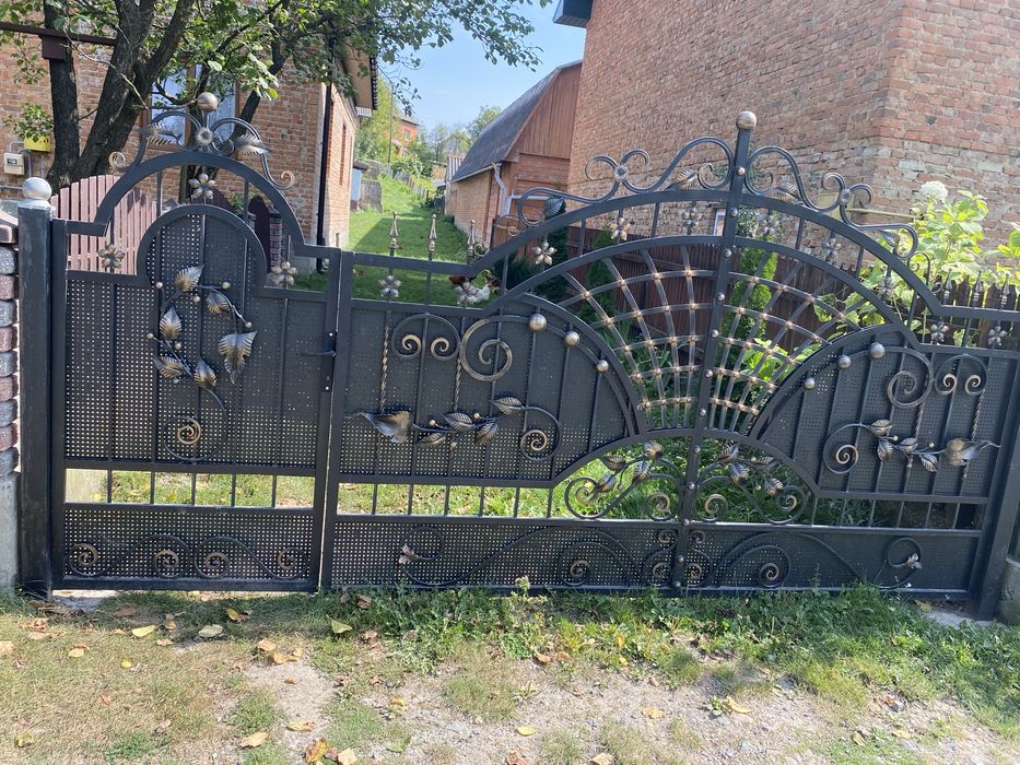 Ковані ворота,брами,піднавіси,огорожі,перила