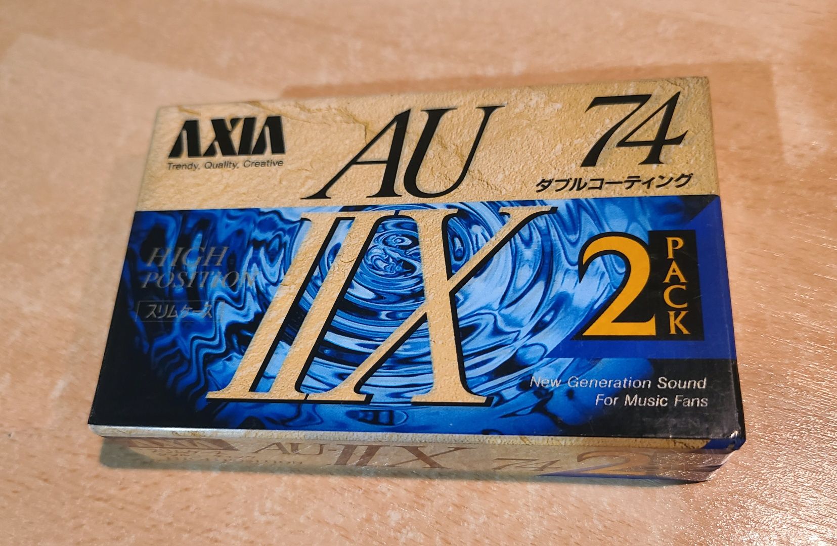 Новые Редкие Аудиокассеты AXIA AU-II X 74 Made in Japan ТОП 2-й тип