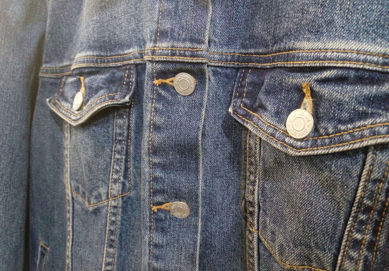 Оригинал женская джинсовая куртка пиджак GAP Denim