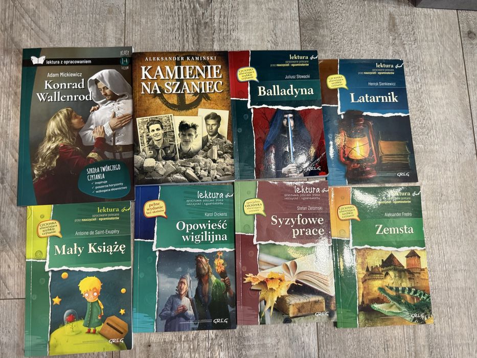 Lektury szkolne różne