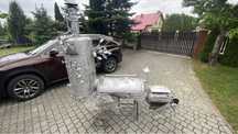 Wedzarnia, grill lokomotywa