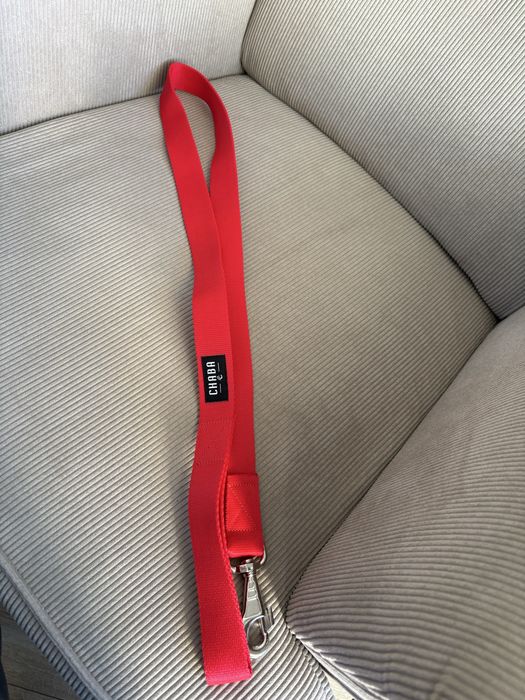 Smycz dla psa. Chaba Nowa czerwona