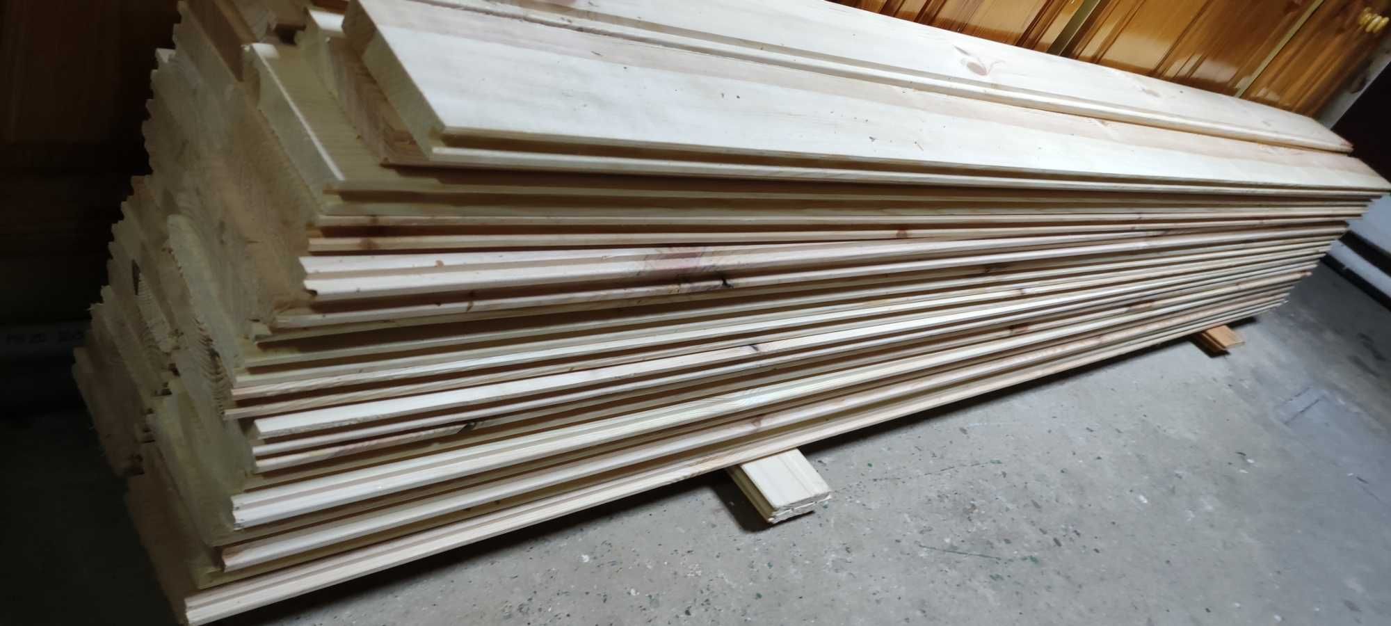 deska podłogowa sosnowa 2,4m , 10cm 35 sztuk piuro-wpust