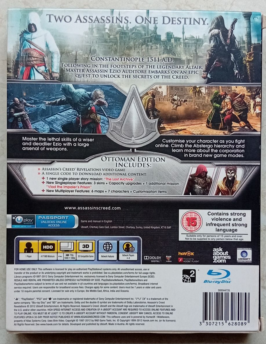 Asasins Creed Gry na PS3