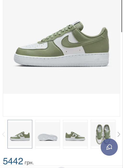 Кросівки Nike Air Force 1 Low Olive DV3808-113 38 оригінал