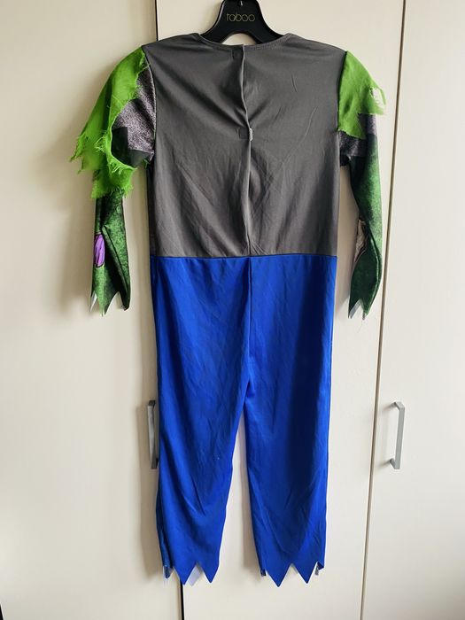 Strój kostium przebranie Gamer Zombie Halloween rozm 122-128