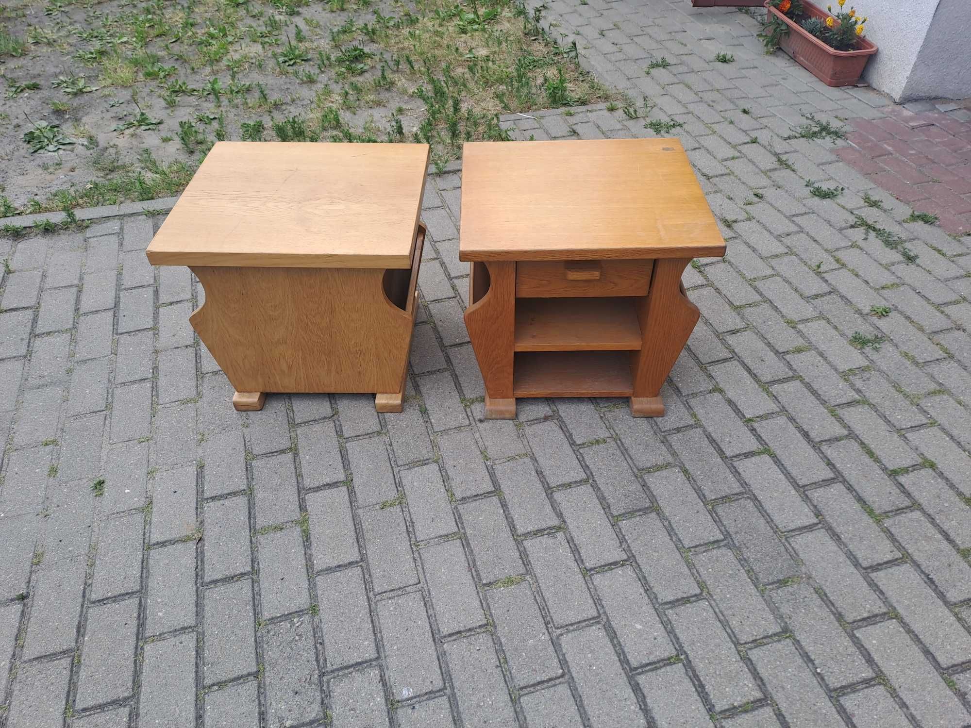 Stoliki kawowe z Niemiec  komplet 2 sztuk