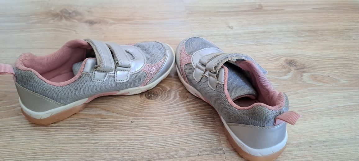 Buty dla dziewczynki adidasy srebrne