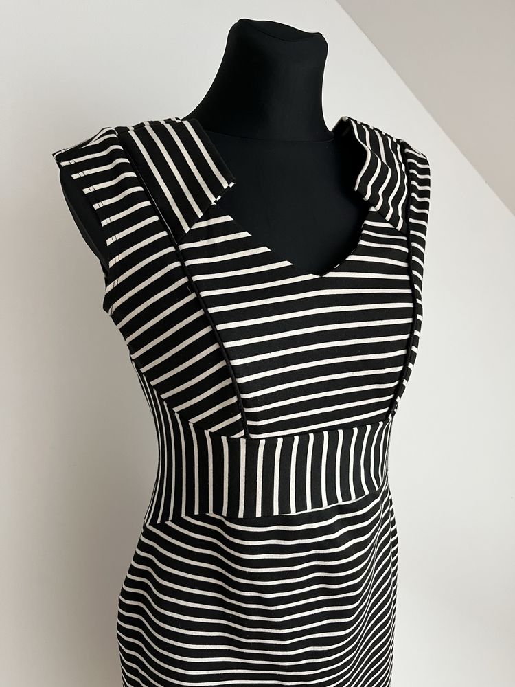 Sukienka midi w paski Dorothy Perkins