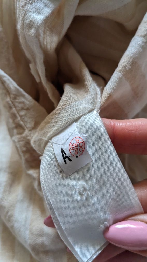 Сорочка у смужку H&M льон