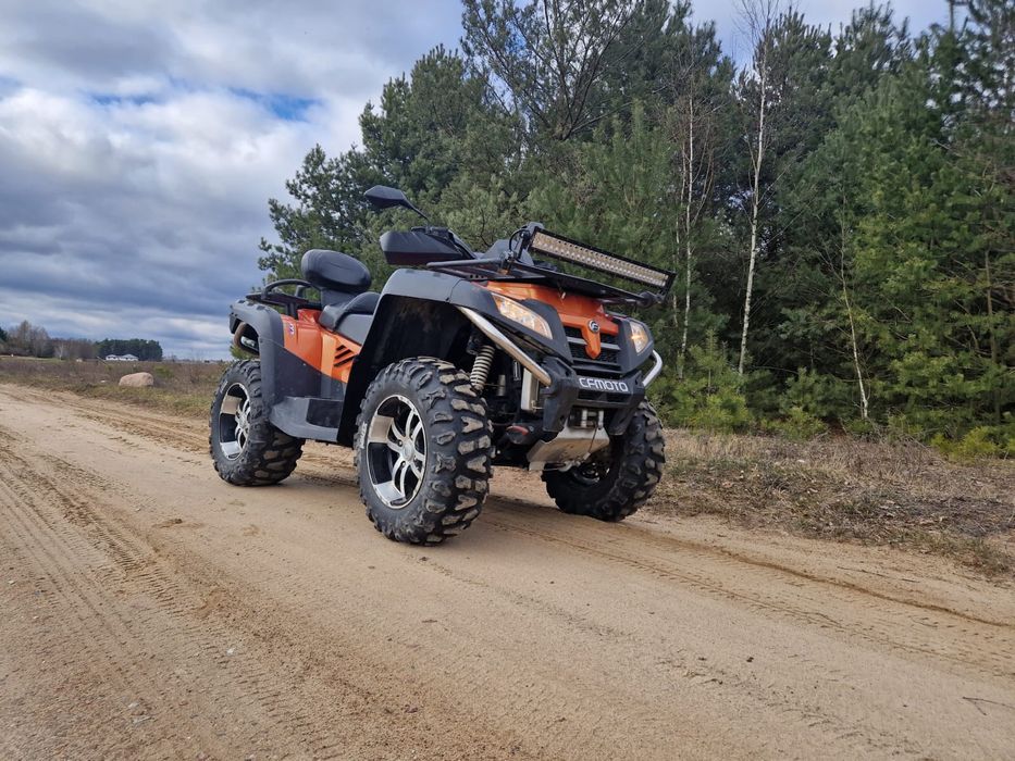 Quad CF Moto 800 . Wyciągarka pług .samochodowy inny .