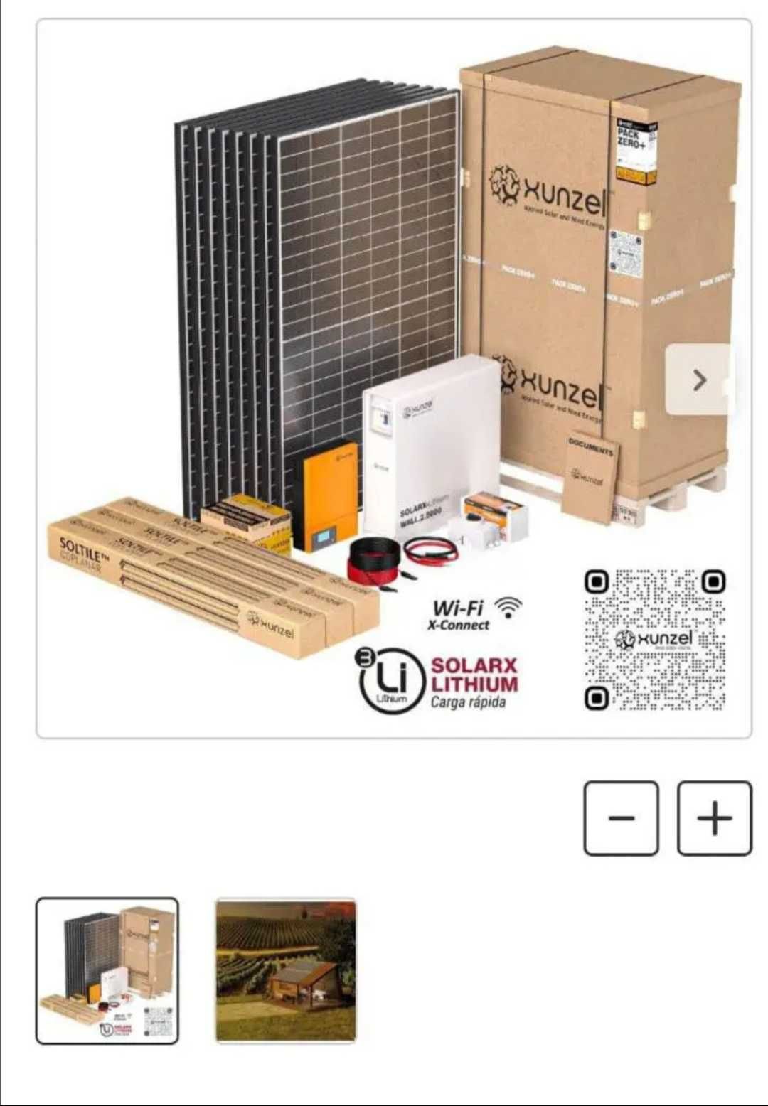Painel solar vendo