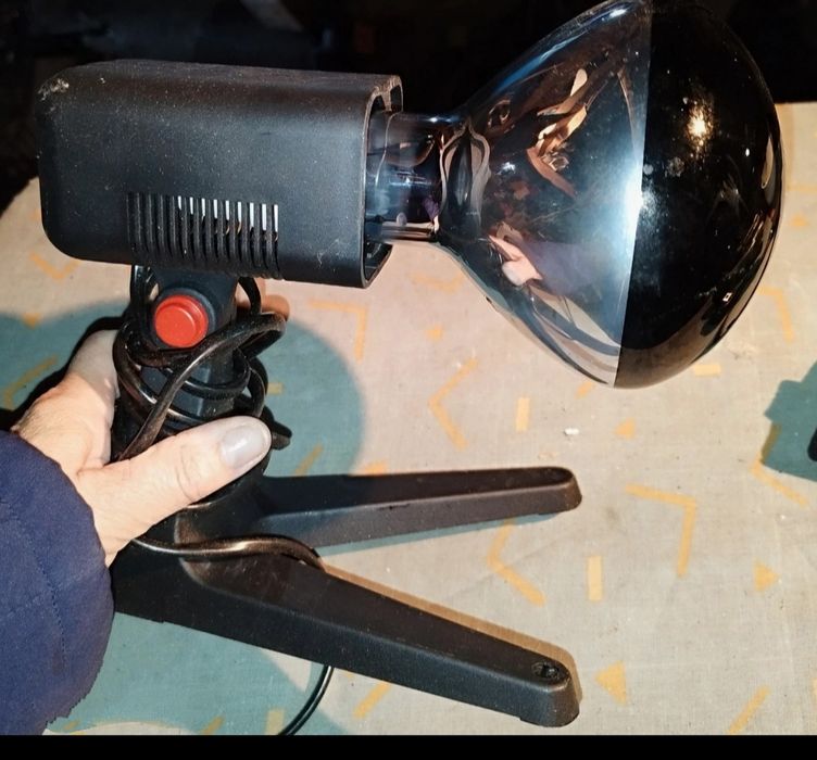 Lampa solux, rozgrzewająca