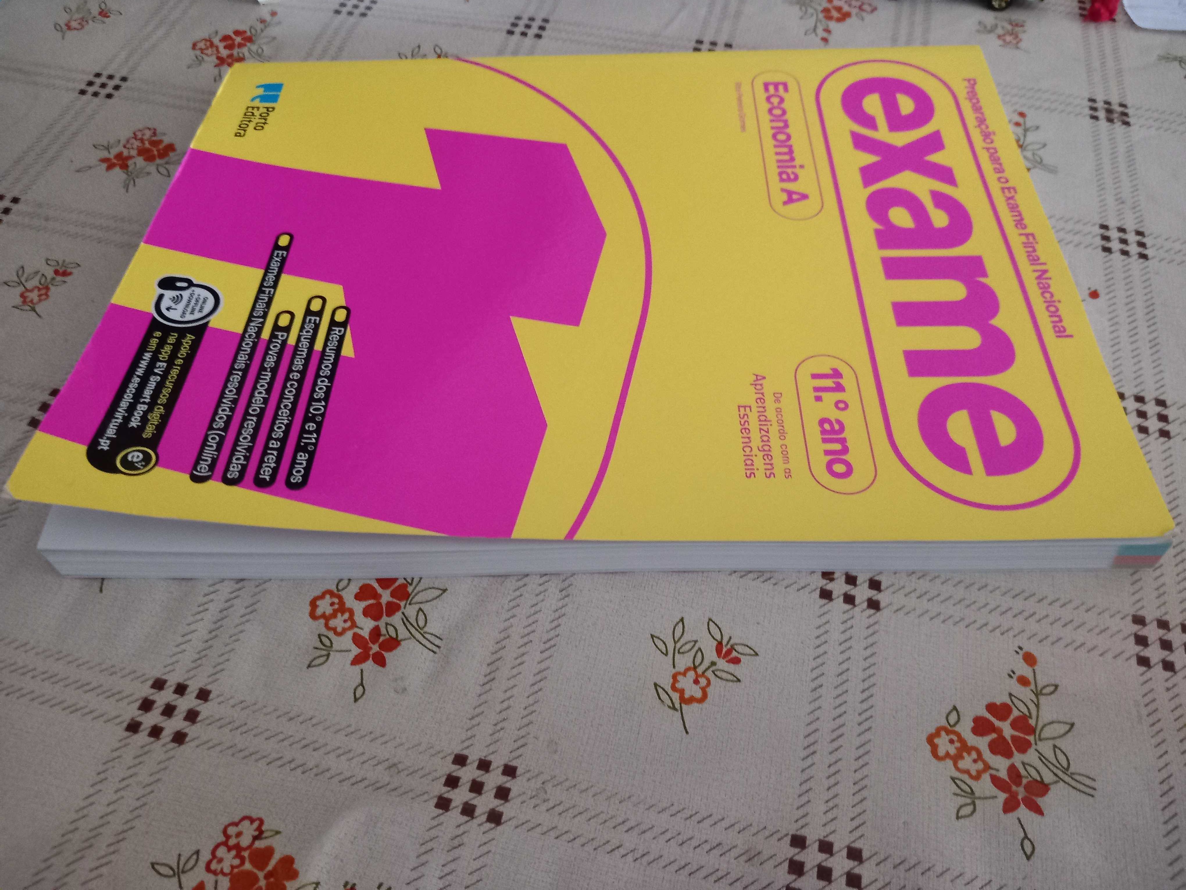 Livro EXAME Economia A 11º Ano Preparação para o Exame Final Nacional
