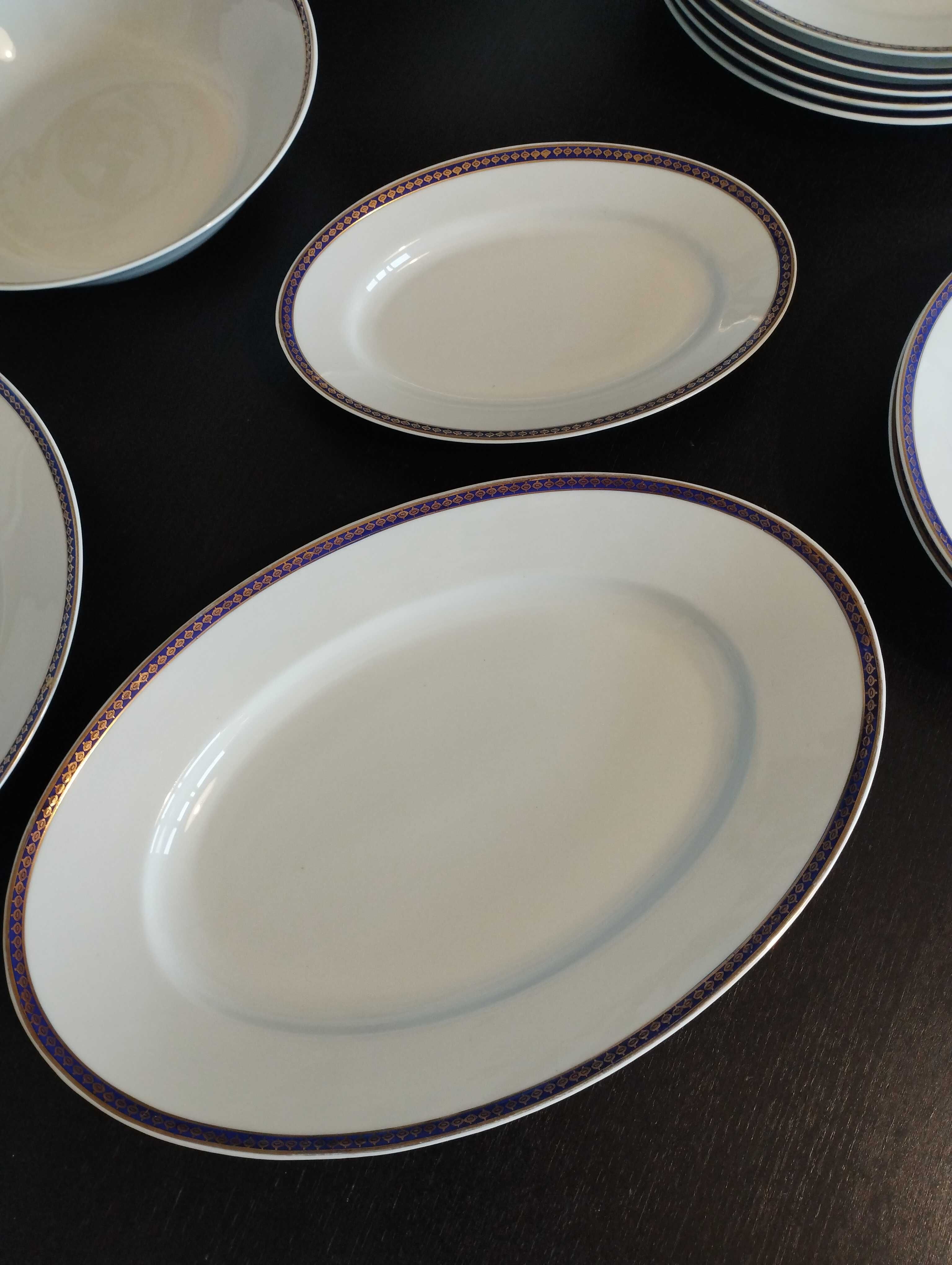 Zestaw obiadowy porcelana Ćmielów PRL