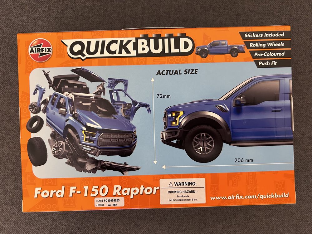 Samochód do składania Airfix Ford F-150 Quick Build