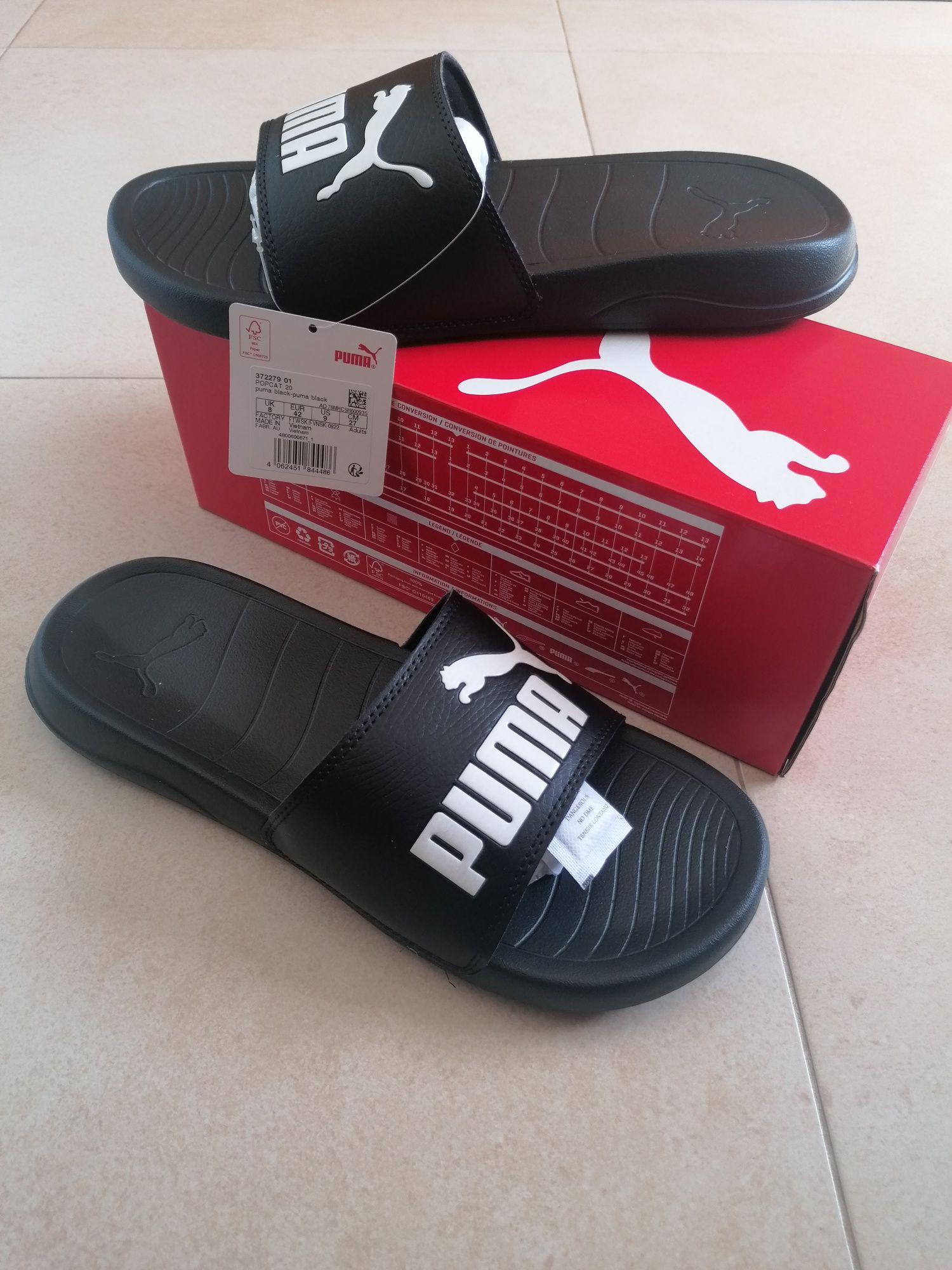 Chinelos PUMA Black