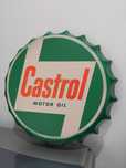 Carica decoração vintage castrol 30cm