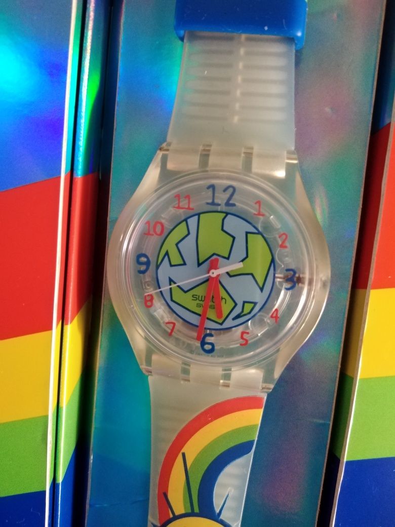 Relógio novo da swatch antigo