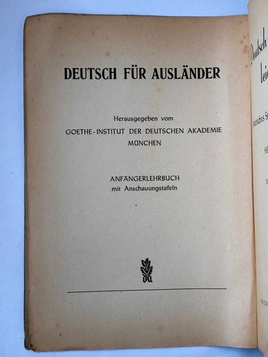 Deutsch lernen leicht gemacht Hermann Kessler 1943
