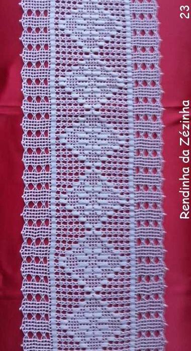 Centro de mesa em crochê artesanal