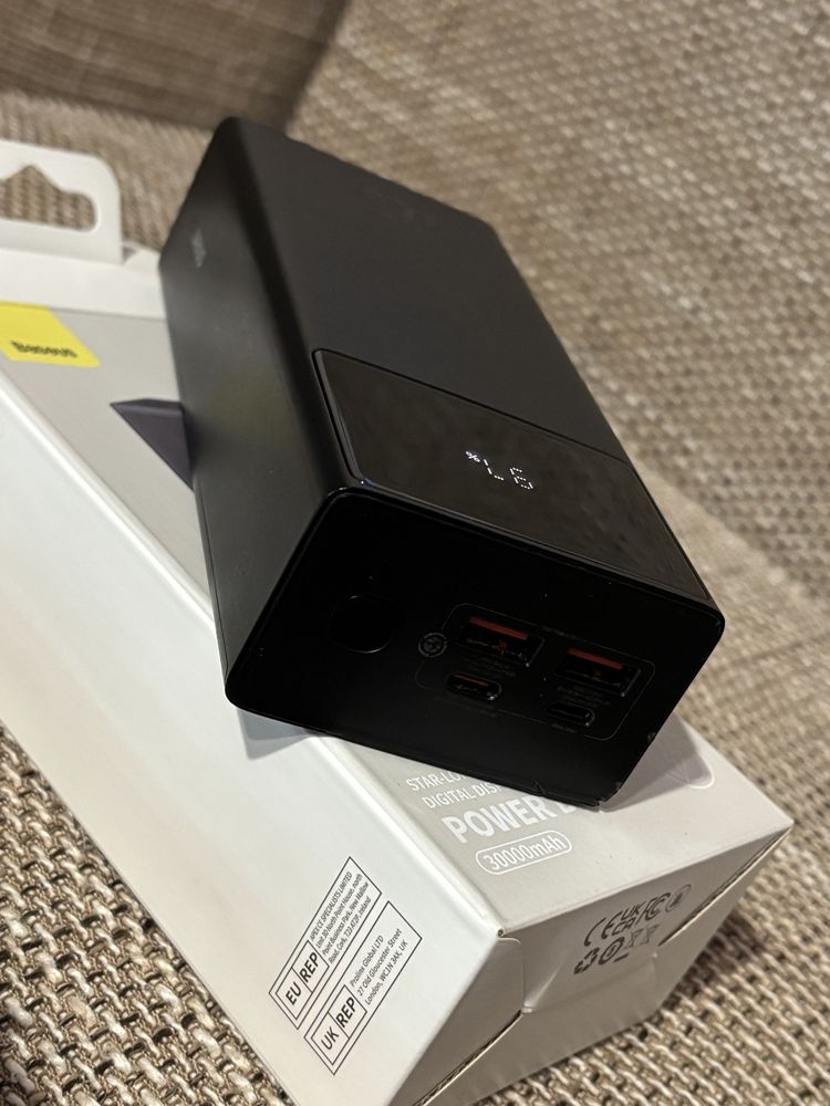 Baseus Star Lord Display 22.5W 30000 mAh Black (Б/у)