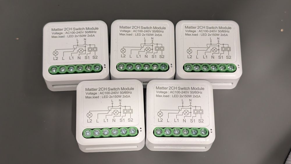 Moduł Smart Home matter switch 2 kanały