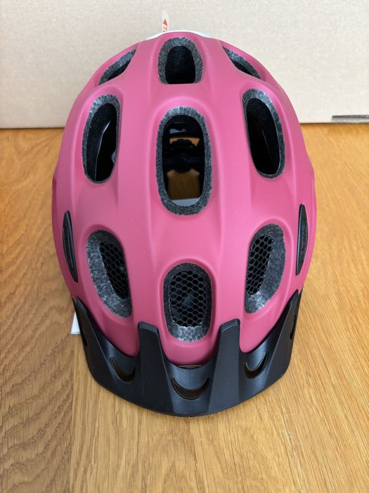 Kask rowerowy Abus Youn-I ACE (52-57 cm) z lampką, czerwony