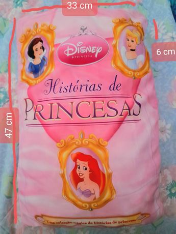 Almofada livro Disney - Histórias  de Princesas