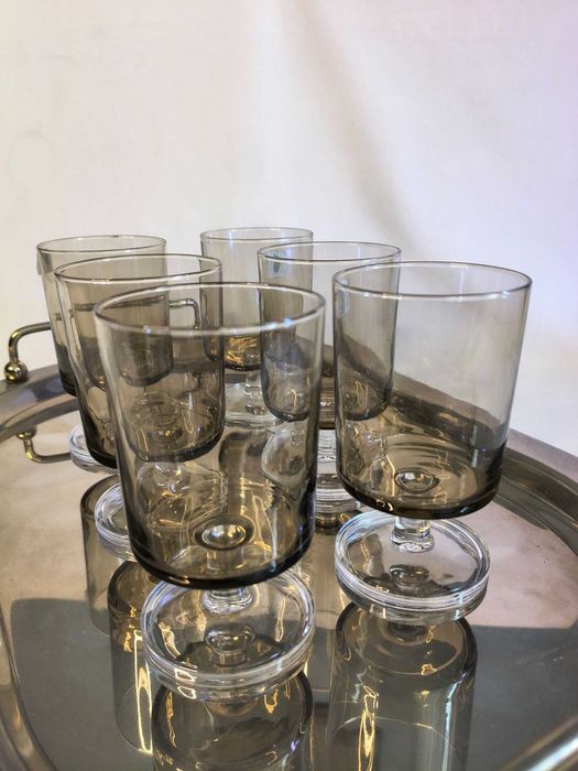 Zestaw 6 kieliszków Luminarc Suède n°2 – Francja, lata 70./80. Vintage