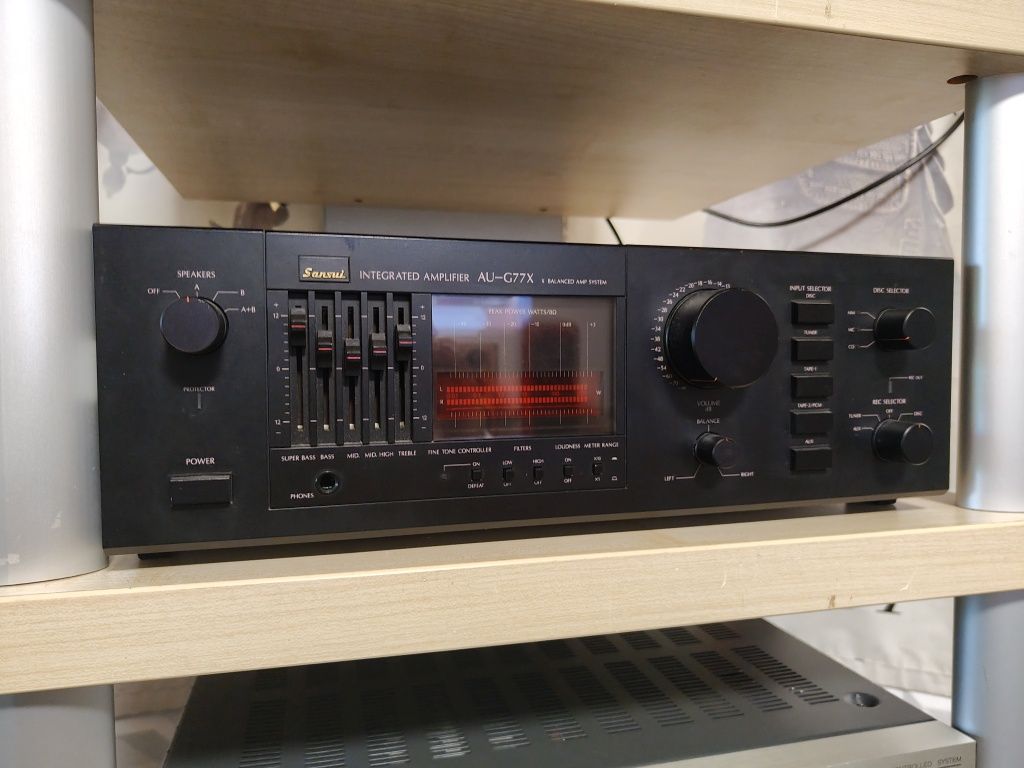 SANSUI AU-G77XII Integrated Stereo Amplifier Works