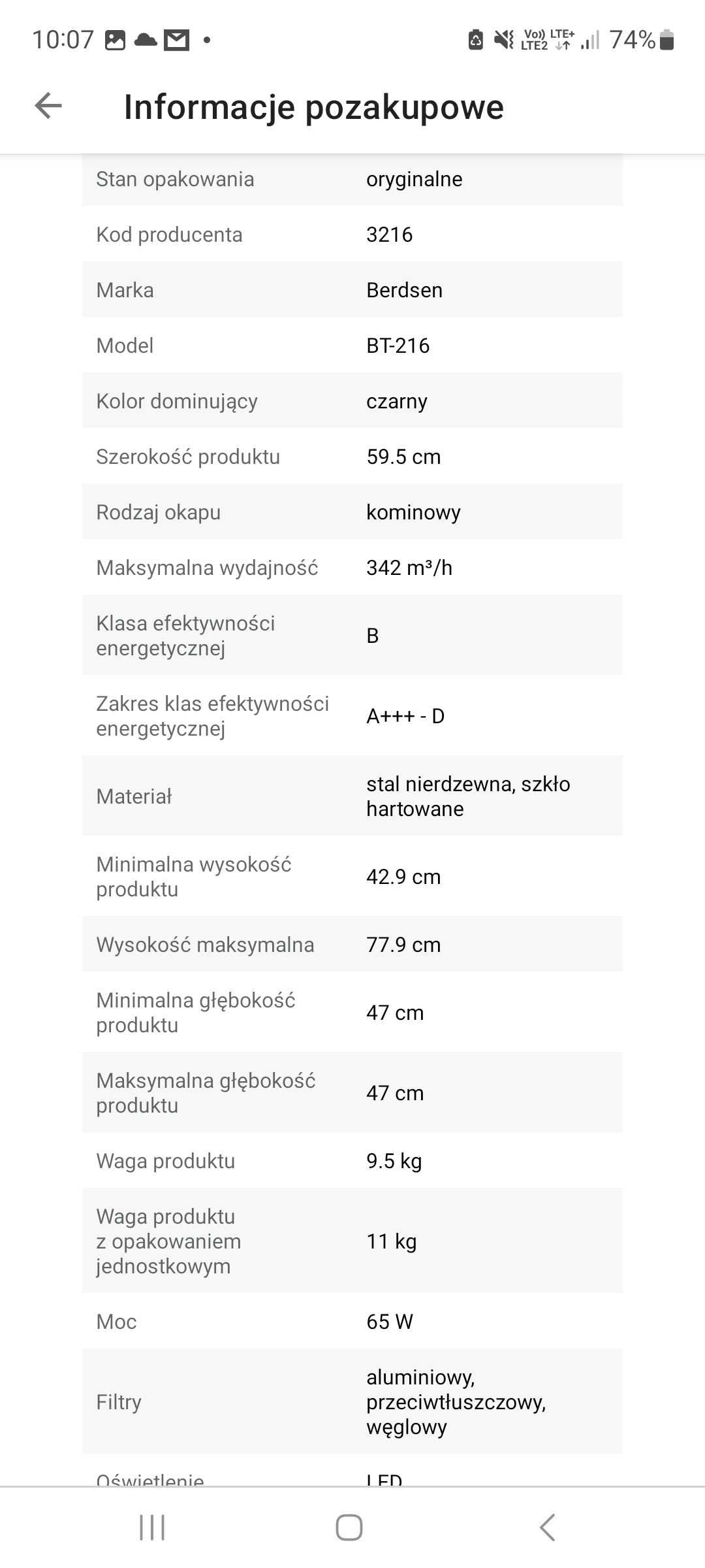 Nowy okap za pół ceny