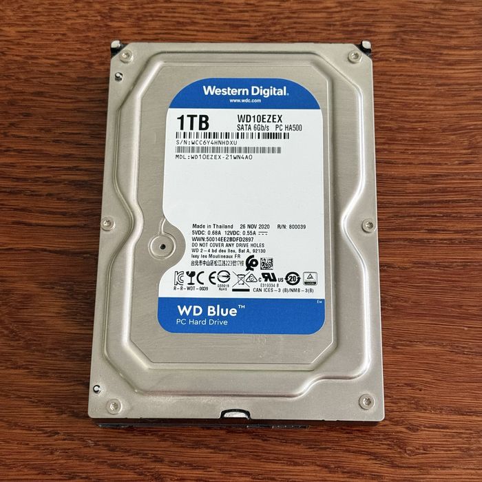WD Blue 1 tb жесткий диск WD10EZEX