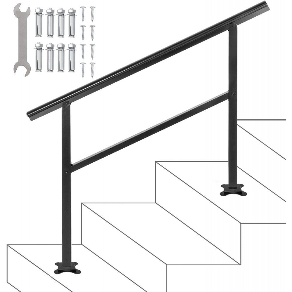 Corrimão de Entrada em Alumínio de 122cm