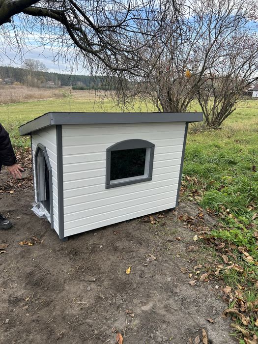 Велика буда для великих порід собак будка песикам утеплена собакам