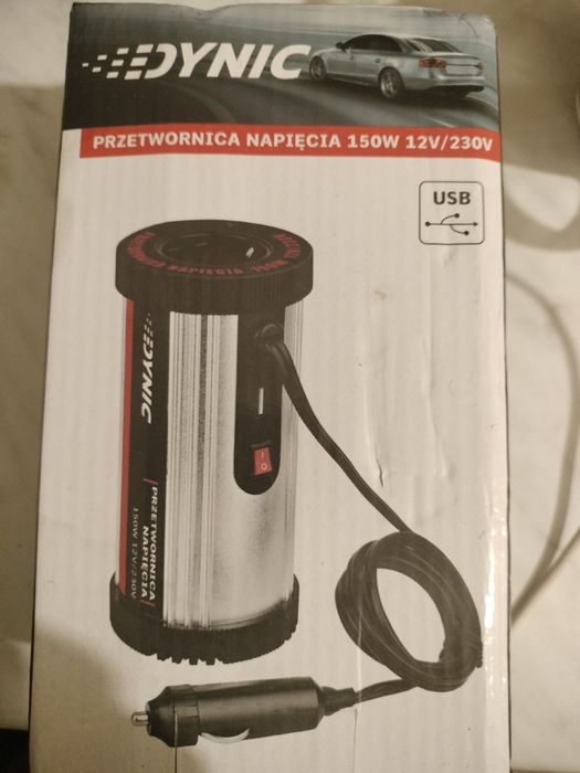 Przetwornica samochodowa. 150W 12V/230V