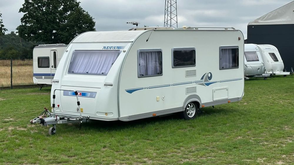 Adria Adiva 502 UP z przedsionkiem Isabella i napędem. RATY !!!  Przyczepa gotowa do sezonu. ZOBACZ !!!