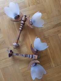 żyrandol lampa sufitowa antyk Prl