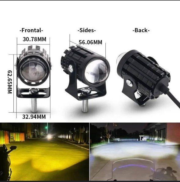 2 Фари світлодіодні LED мотоцикл, електроскутер, електровелосипед