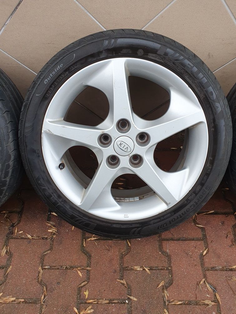 Oryginalne Felgi Koła 17" KIA 5x114.3 ET56+ 225.45.17 Fulda