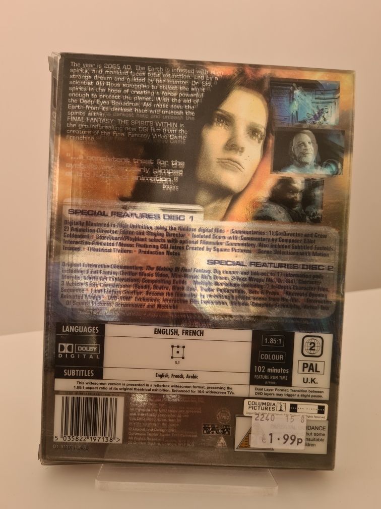 Final fantasy The spirits within DVD