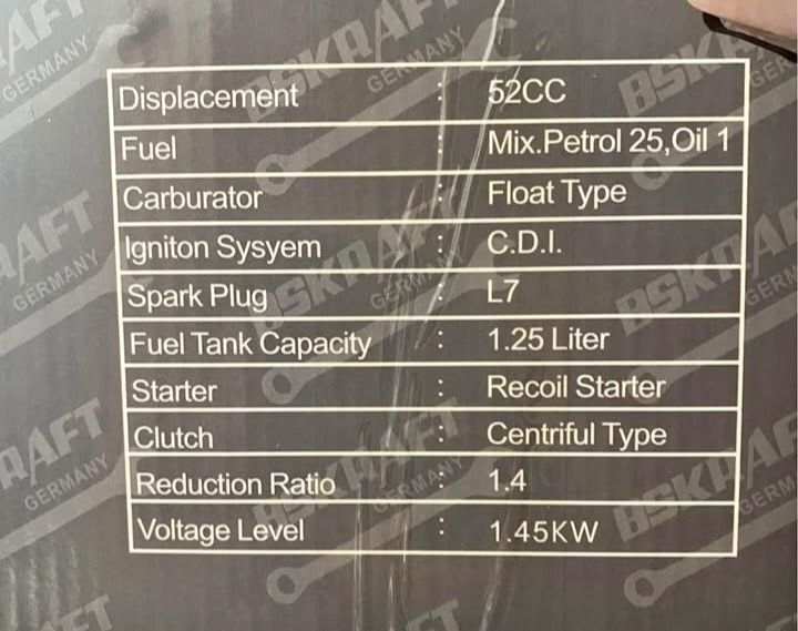 Rosadeira 52cc Braço inteiro