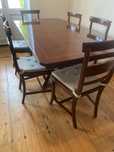 Mesa de jantar extensível + 6 cadeiras