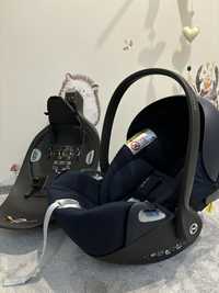 Fotelik Cybex Cloud Z i size 0-13kg nautical blue baza isofix obracana