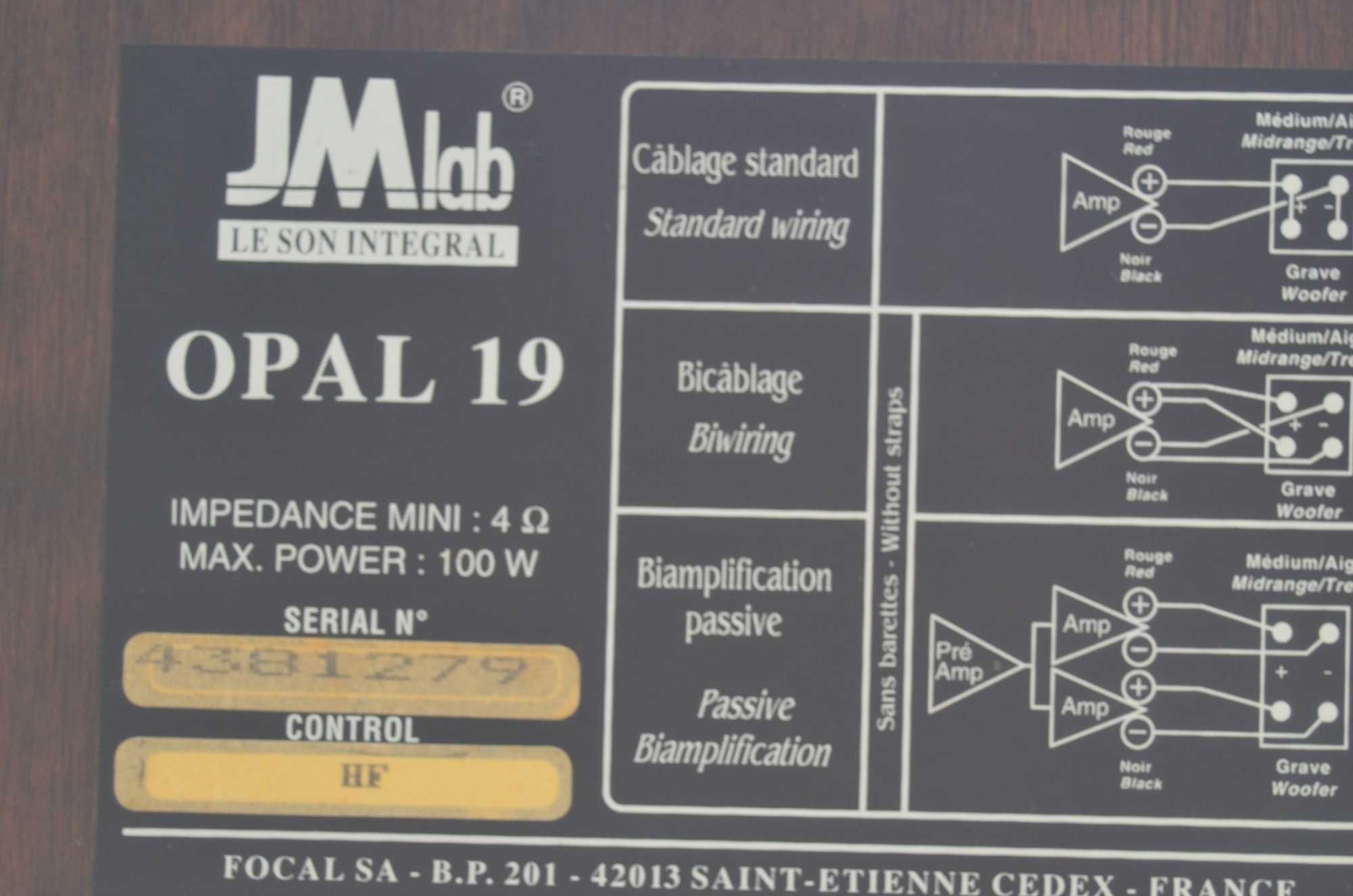 kolumny Focal JM lab opal 19