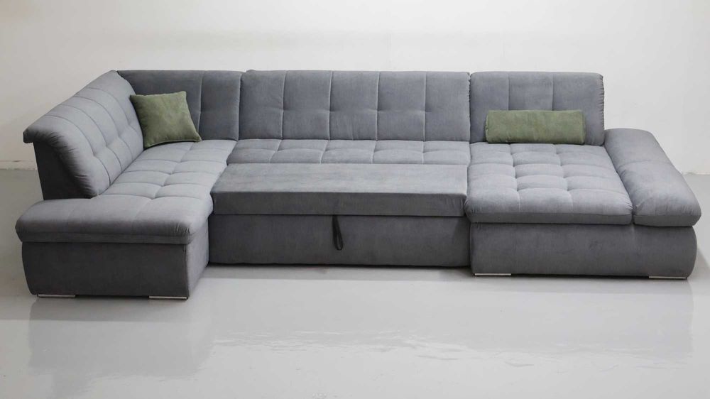 TGP Nowy narożnik Wielkie niemieckie U funkcja spania rogówka kanapa