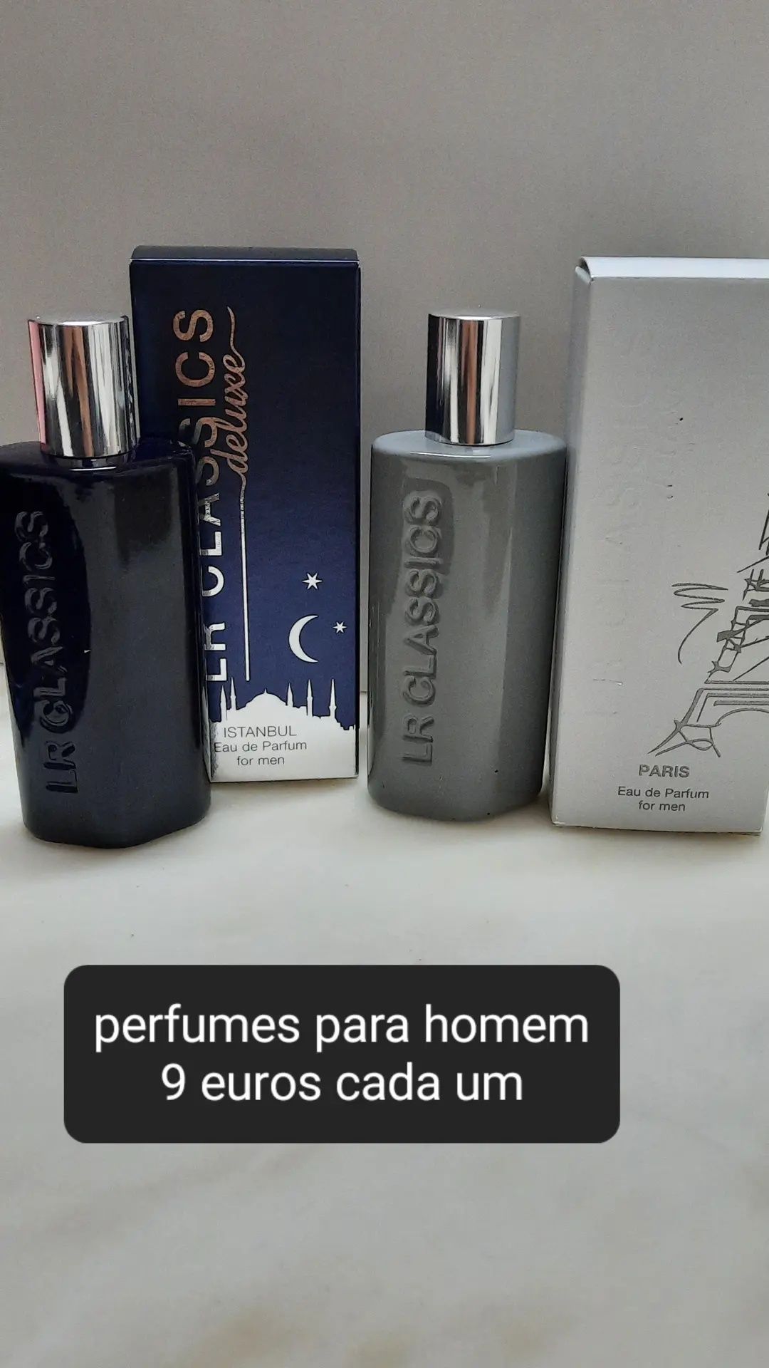 Perfumes e cremes LR